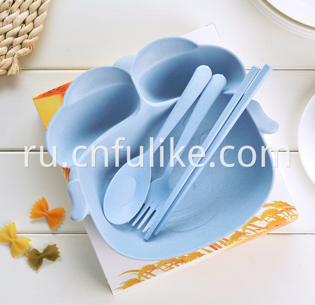 Bamboo Fiber Child Tableware